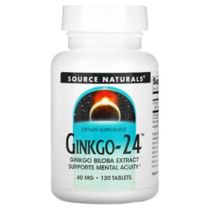 Source Naturals Ginkgo-24 40 mg 120 Comprimidos