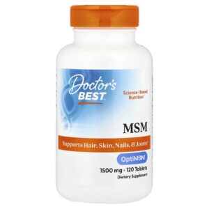 Doctors Best MSM com OptiMSM 1.500 mg 120 Comprimidos
