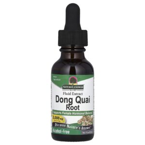 Natures Answer Dong Quai Root Extrato Fluido Sem Álcool 2.000 mg 30 ml (1 fl oz)