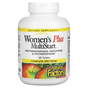 Natural Factors Womens Plus MultiStart 180 Comprimidos