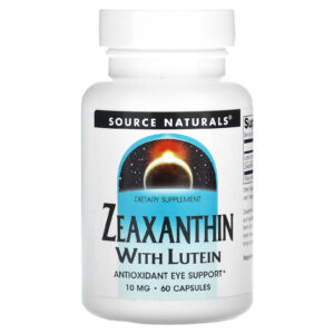 Source Naturals Zeaxantina com Luteína 10 mg 60 Cápsulas