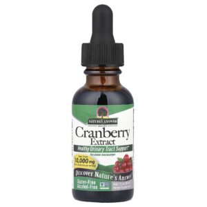 Natures Answer Extrato de Cranberry Sem Álcool 2.000 mg 30 ml (1 fl oz)