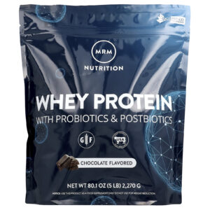MRM Nutrition Proteína Whey 2 Bilhões de Probióticos Chocolate 2.270 g (5 lb)
