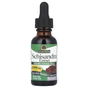 Natures Answer Extrato de Schisandra Sem Álcool 2.000 mg 30 ml (1 fl oz)