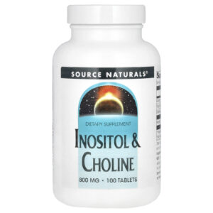 Source Naturals Inositol e Colina 800 mg 100 Comprimidos