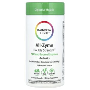 Rainbow Light All-Zyme™ 180 Cápsulas Veganas