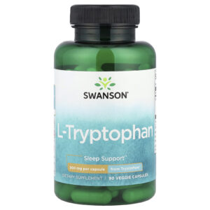 Swanson L-Triptofano 500 mg 90 Cápsulas Vegetais