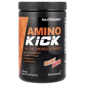 NutraBio Amino Kick™ Laranja e Manga 269 g (95 oz)