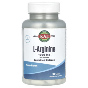 KAL L-Arginina 120 Comprimidos (500 mg por Comprimido)