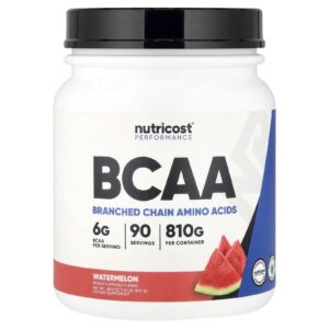 Nutricost Desempenho BCAA Melancia 810 g (18 lb)