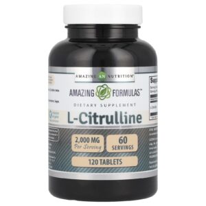 Amazing Nutrition L-Citrulina 120 Comprimidos (1.000 mg por Comprimido)