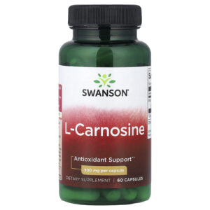 Swanson L-Carnosina 500 mg 60 Cápsulas