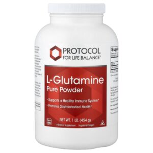 Protocol for Life Balance L-Glutamina em Pó 454 g (1 lb)