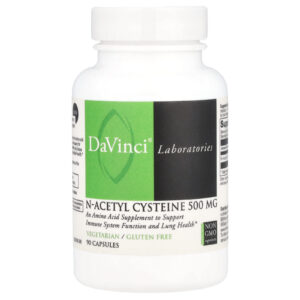 DaVinci Laboratories Acetilcisteína 500 mg 90 Cápsulas