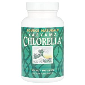 Source Naturals Yaeyama Chlorella® 600 Comprimidos (20 mg por Comprimido)