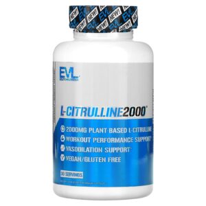 EVLution Nutrition, L-Citrulline2000, 90 Cápsulas Vegetais (666 mg por Cápsula)