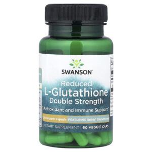 Swanson, L-Glutationa Reduzida, 200 mg, 60 Cápsulas Vegetais