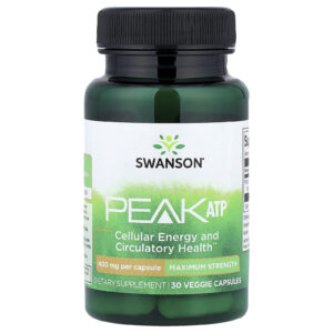 Swanson, Peak ATP®, 400 mg, 30 Cápsulas Vegetais