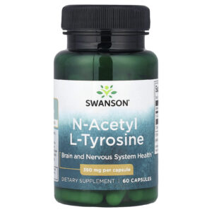 Swanson, N-Acetil L-Tirosina, 350 mg, 60 Cápsulas