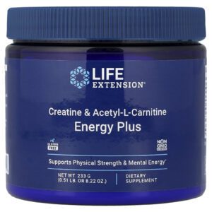 Life Extension Creatina e Acetilcarnitina Energy Plus 233 g (051 lb)