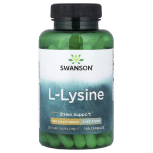 Swanson L-lisina 500 mg 100 Cápsulas