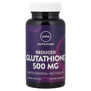 MRM Nutrition Glutationa reduzida 500 mg 60 Cápsulas Veganas