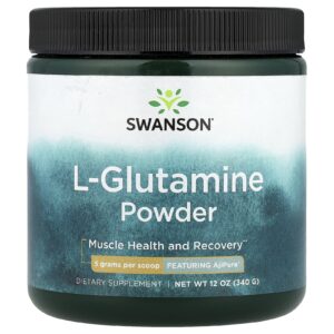 Swanson L-Glutamina em Pó 340 g (12 oz)