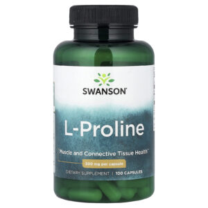 Swanson L-Prolina 500 mg 100 Cápsulas
