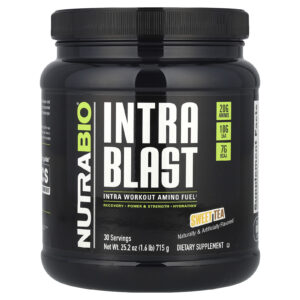 NutraBio Intra Blast Combustível de Aminoácidos Intraexercício Chá Doce 715 g (16 lb)