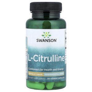 Swanson L-Citrulina 850 mg 60 Cápsulas Vegetais