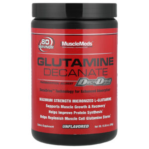 MuscleMeds Decanato de Glutamina Sem Sabor 300 g (1058 oz)