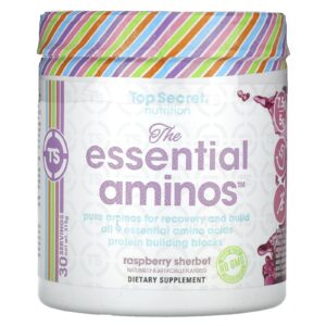 Top Secret Nutrition The Essential Aminos Sorvete de Framboesa 315 g (1111 oz)