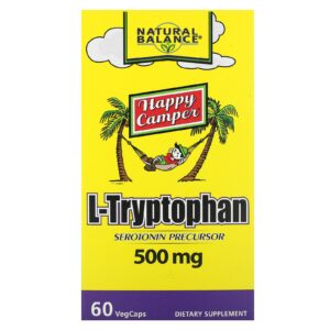 Natural Balance Happy Camper L-Triptofano 500 mg 60 VegCaps