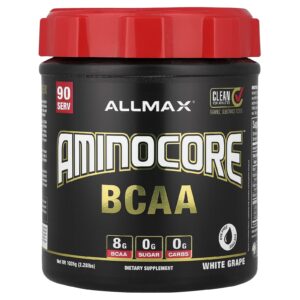 ALLMAX BCAA AMINOCORE™ Uva Branca 945 g (21 lb)