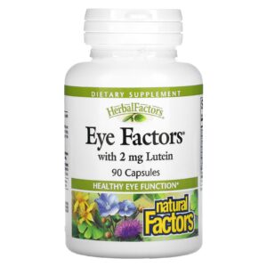 Natural Factors Eye Factors com 2 mg de Xantofila 90 Cápsulas