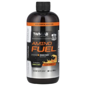 Twinlab Amino Fuel Rush de Laranja 473 ml (16 fl oz)