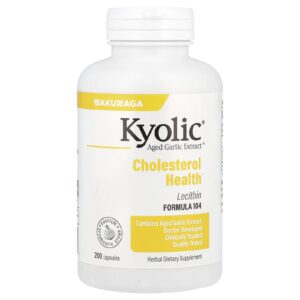 Kyolic Aged Garlic Extract™ Saúde do Colesterol Fórmula 104 200 Cápsulas