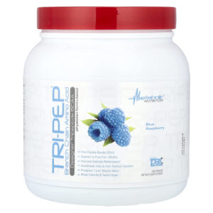 Metabolic Nutrition Tri-Pep® Aminoácido de Cadeia Ramificada Framboesa Azul 400 g (141 oz)