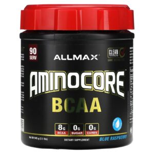 ALLMAX BCAA AMINOCORE™ Framboesa Azul 945 g (21 lb)