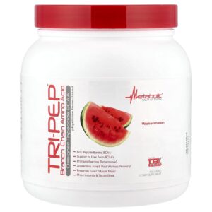 Metabolic Nutrition Tri-Pep® Aminoácido de Cadeia Ramificada Melancia 400 g