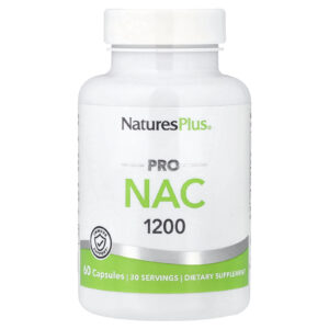 NaturesPlus, Pro, NAC 1200, 60 Cápsulas (600 mg por Cápsula)