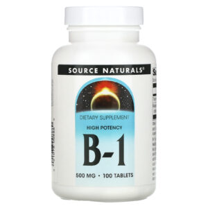 Source Naturals B-1 Alta Potência 500 mg 100 Tabletes