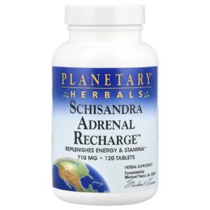 Planetary Herbals Schisandra Adrenal Recharge™ 120 Comprimidos