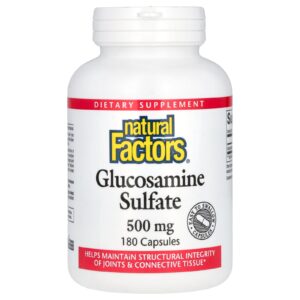 Natural Factors Sulfato de Glicosamina 500 mg 180 Cápsulas