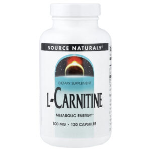Source Naturals L-Carnitina 500 mg 120 Cápsulas