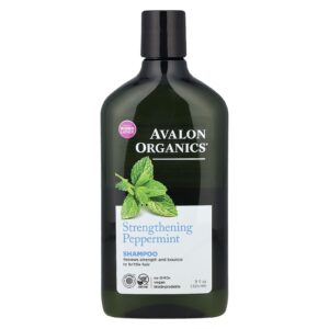 Avalon Organics Shampoo Fortalecedor Hortelã-pimenta 325 ml (11 fl oz)