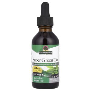 Natures Answer Super Chá Verde Sem Álcool 60 ml (2 fl oz)