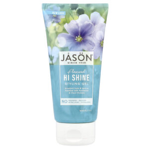 Jason Natural Gel Modelador Linhaça Hi Shine 170 g (6 oz)