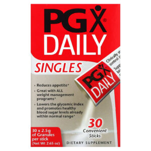 Natural Factors PGX Daily Unidades Grãos Sem Sabor 30 Bastões (25 g) cada