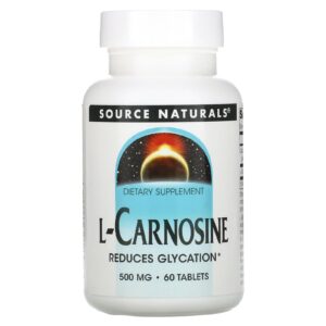 Source Naturals L-Carnosina 500 mg 60 tabletes